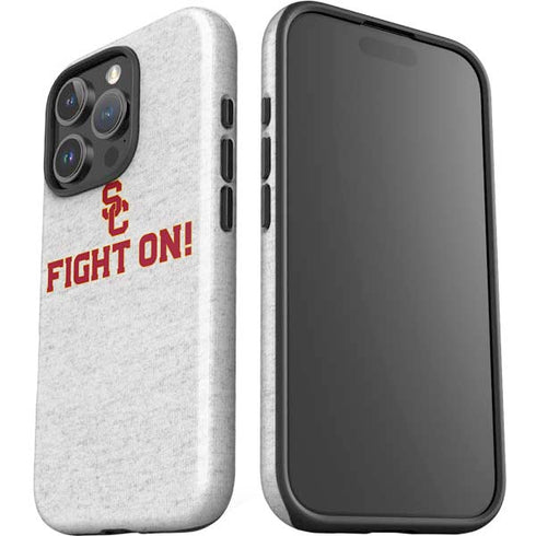 University of Southern California USC Fight On Grey iPhone 16 Pro Max Impact Case